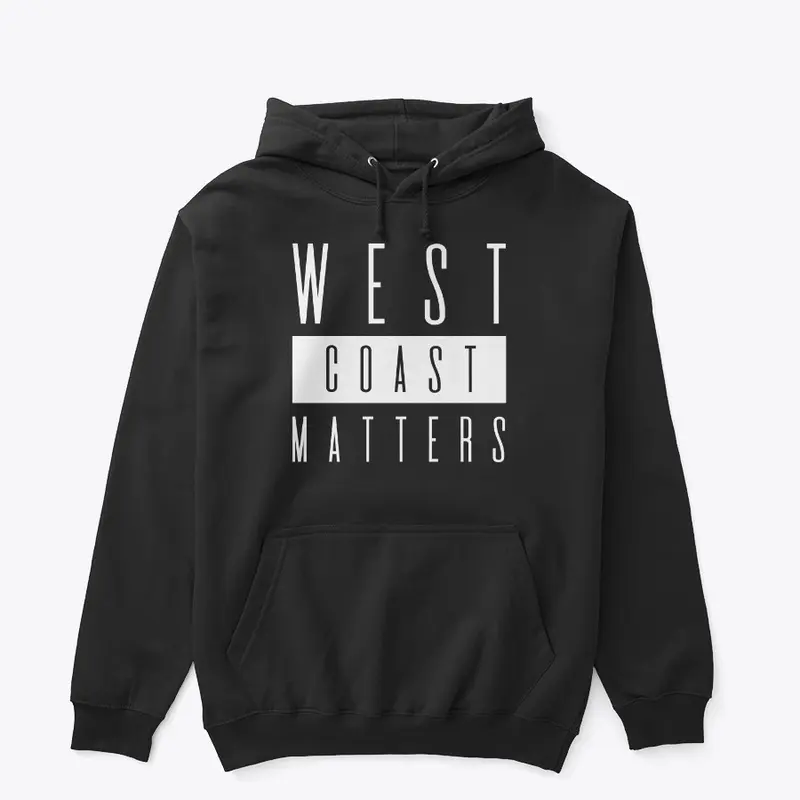 WEST COAST Classic Hoodie (White Print)