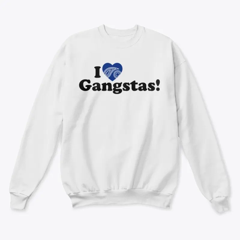 I LOVE GANGSTAS Blue Love